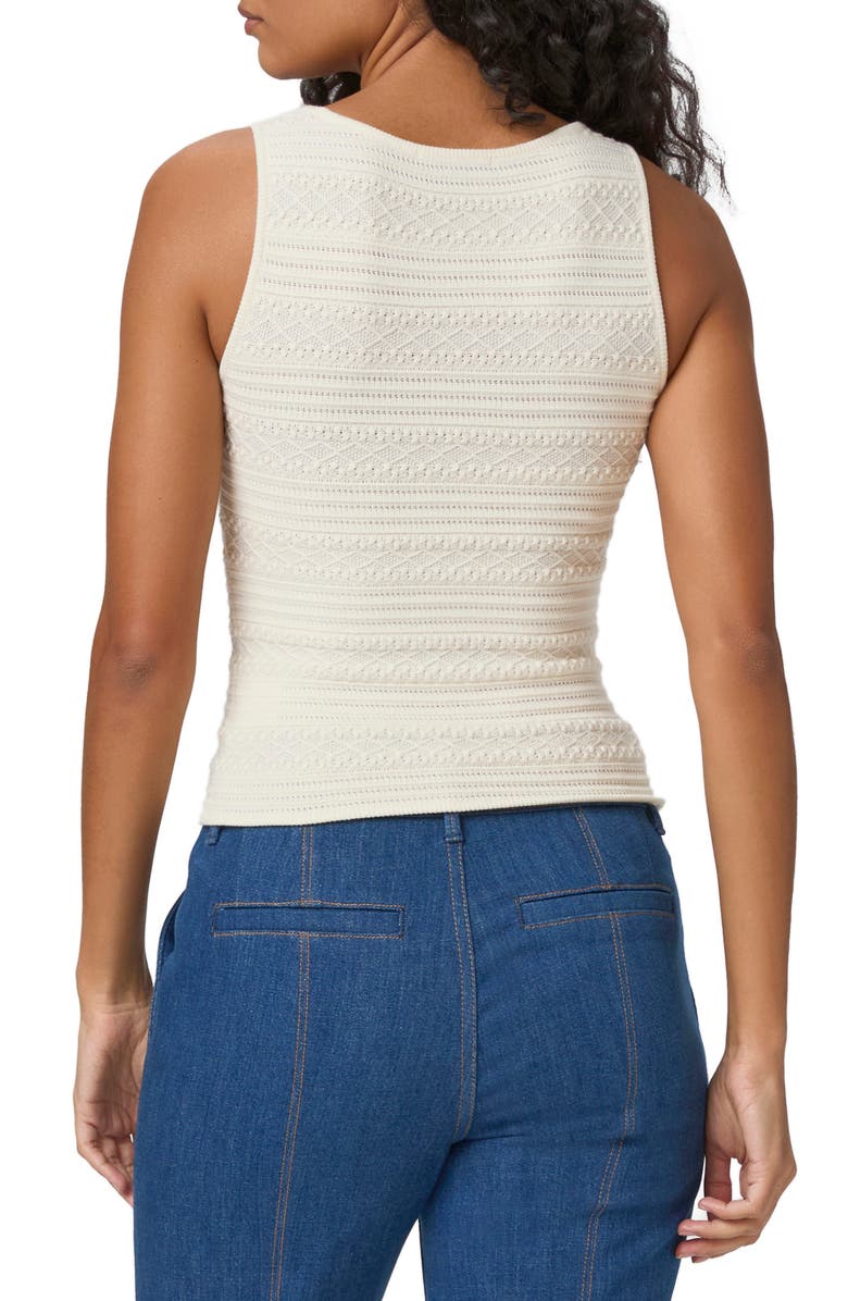 PAIGE Iman U-Neck Sweater Tank, Alternate, color, Ivory
