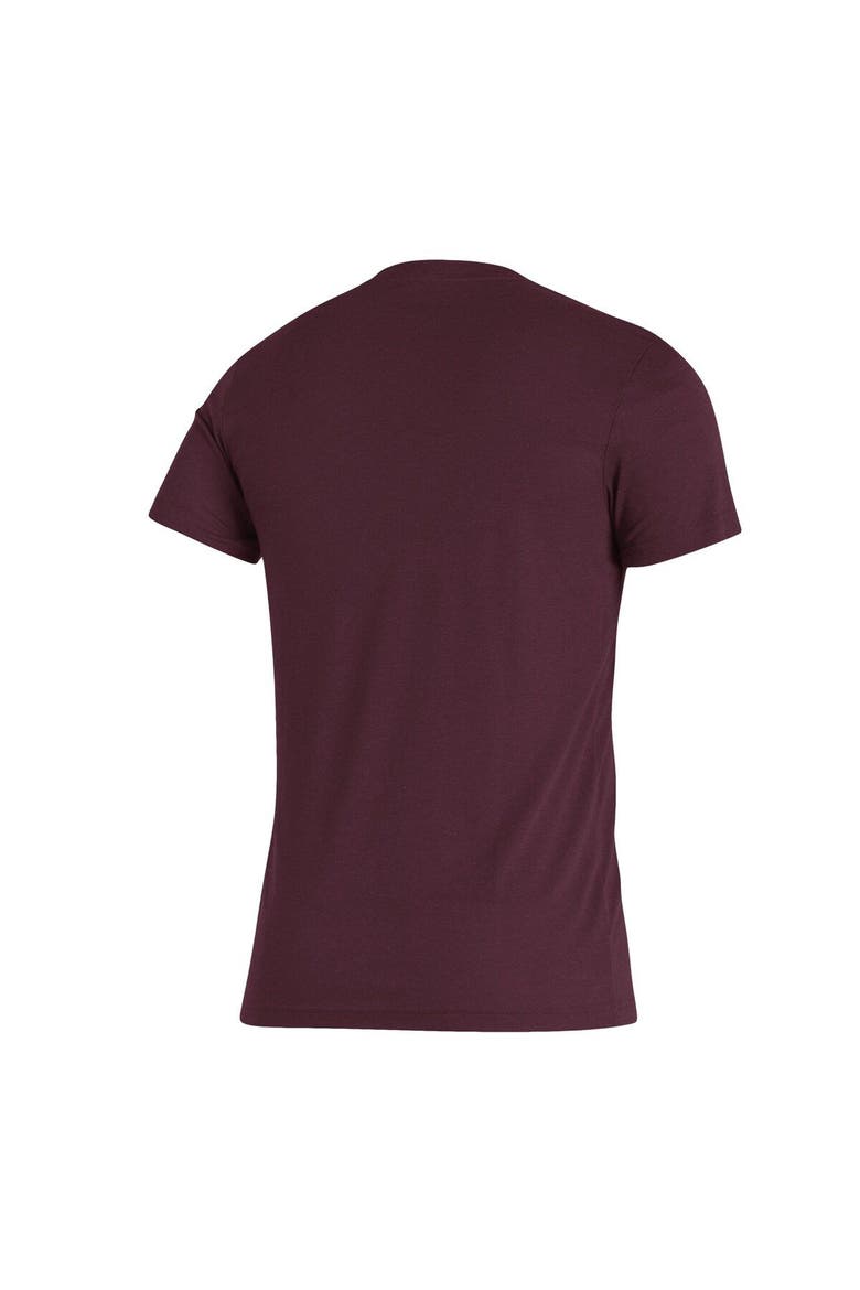 Men's adidas Maroon Arizona State Sun Devils Wordmark Tri-Blend T-Shirt, Alternate, color, Maroon
