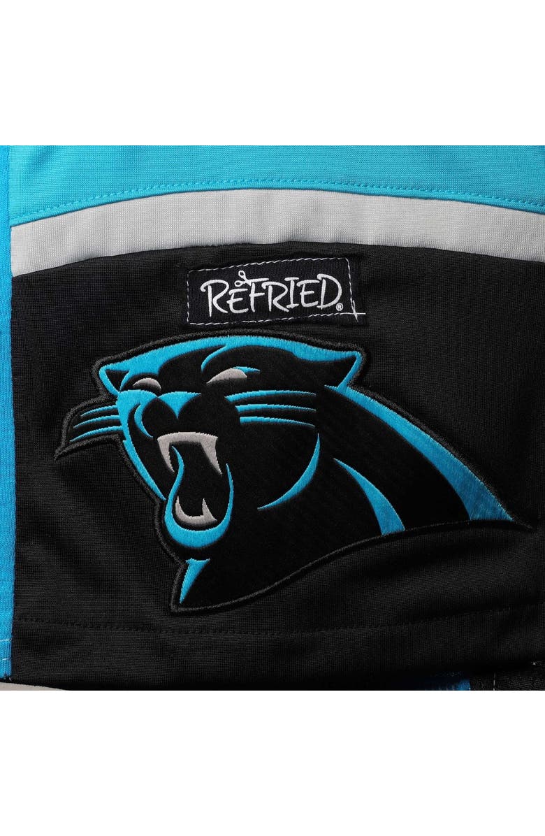 REFRIED APPAREL Women's Refried Apparel Blue Carolina Panthers Team Name T-Shirt, Alternate, color,