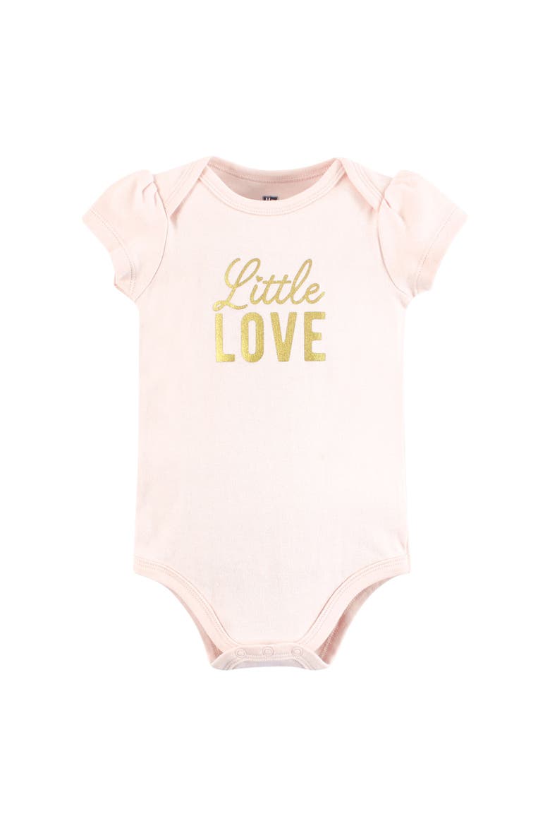 Coordinated Bodysuit Outfit With Shorts And Socks, Alternate, color, Soft Pink Basic Tulip