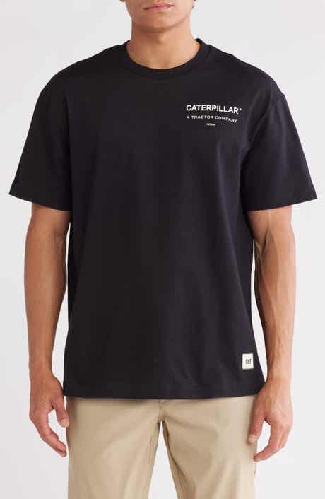CAT WWR Tractor Company Cotton Graphic T-Shirt
