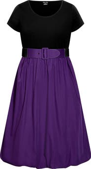 City Chic Paris Days A-Line Dress