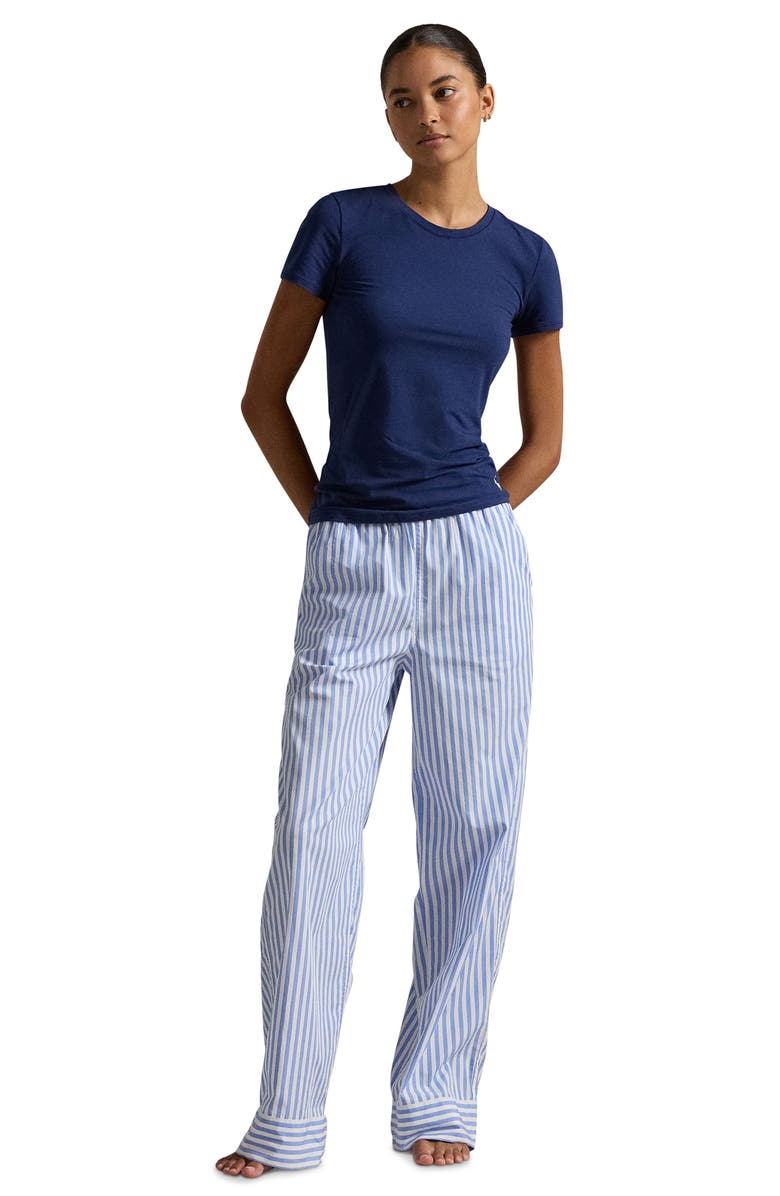 Polo Ralph Lauren Stripe Cotton Pajama Pants, Alternate, color, 