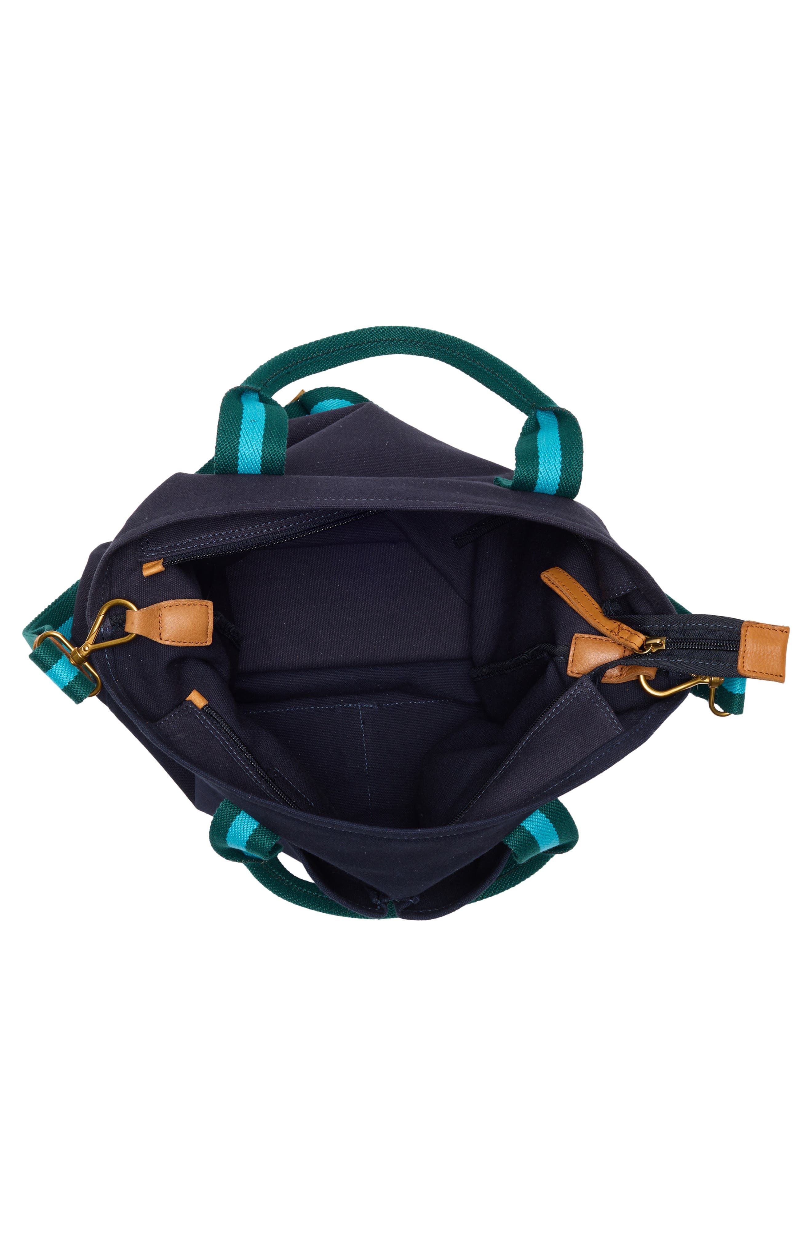 Ayla Colorblock Tote Bag, Alternate, color, MIDNIGHT/ LAGOON