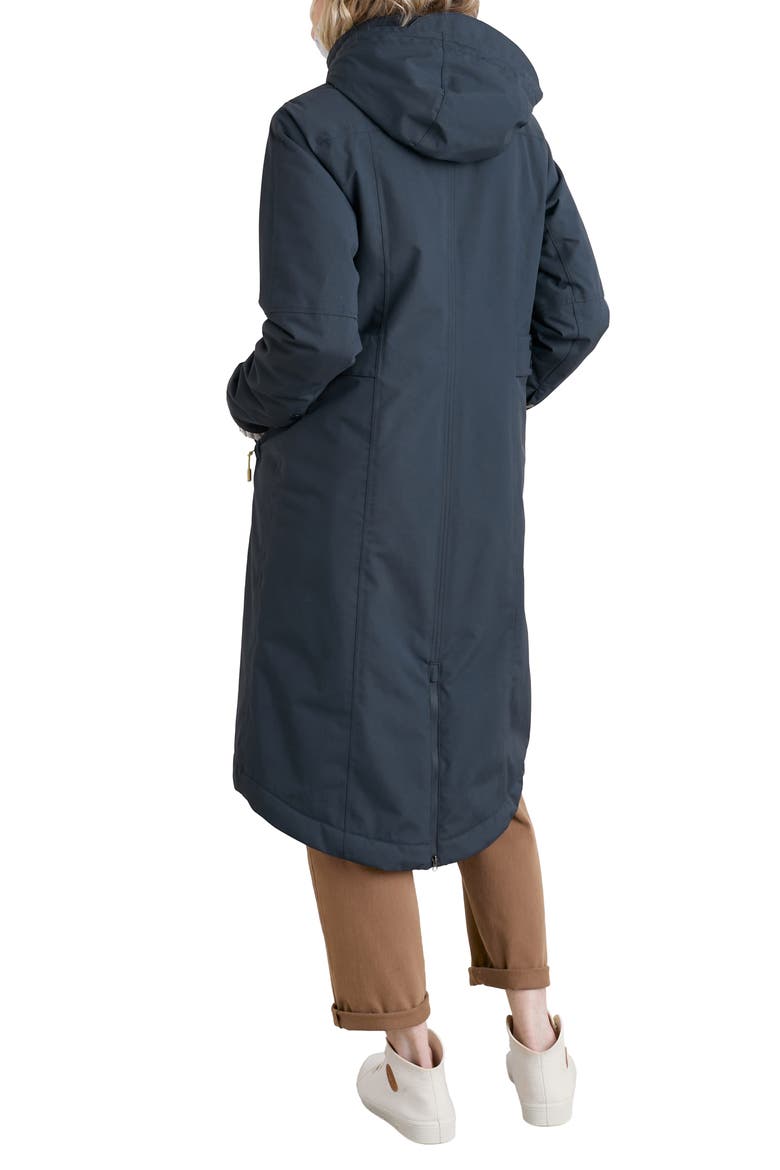 Janelle Waterproof Coat, Alternate, color, SQUID INK