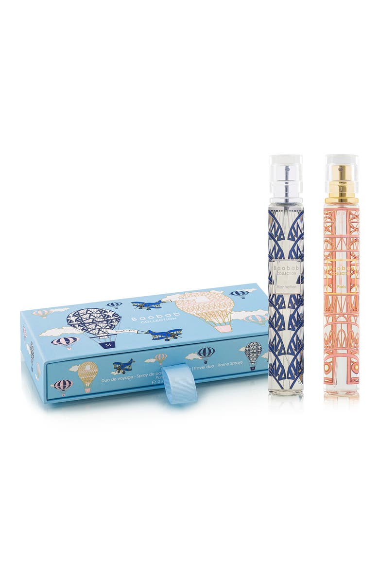 Paris & Manhattan Travel Home Spray Duo, Main, color, MULTICOLOR