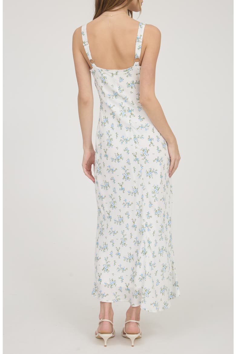 Floral Maxi Dress, Alternate, color, IVORY MULTI