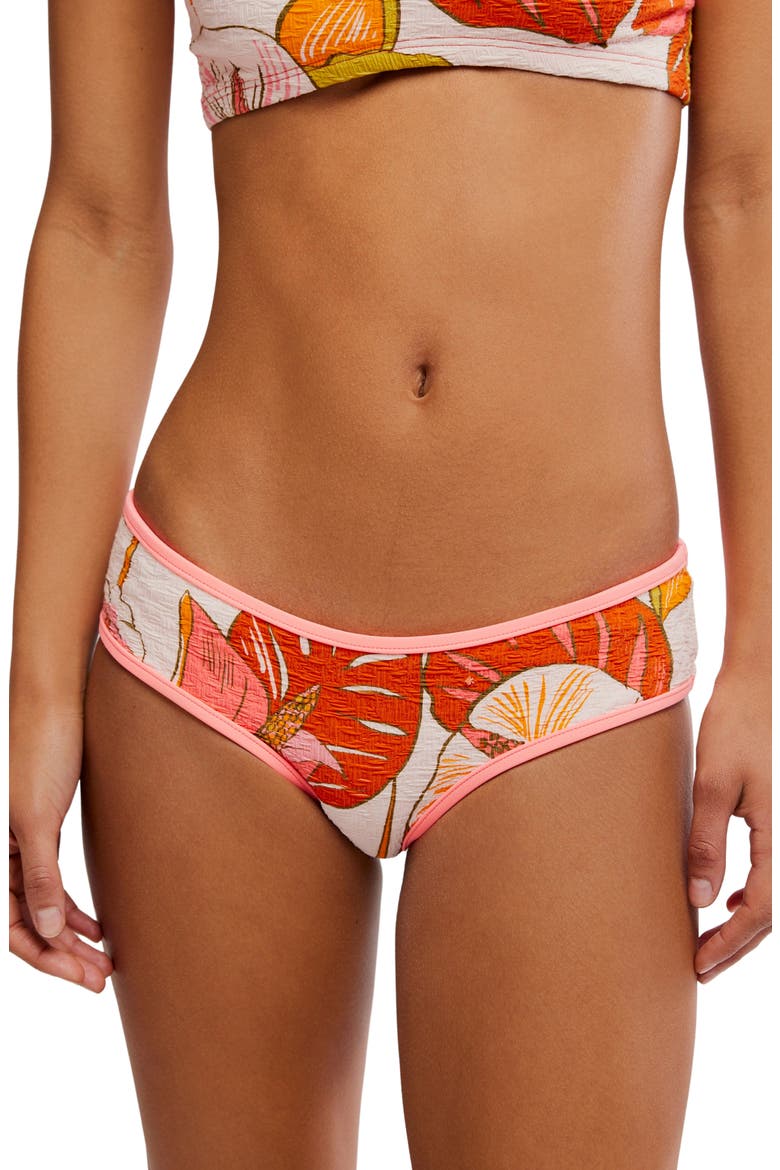 Frankie Print Swim Bottoms, Main, color, PURA VIDA BLUSH
