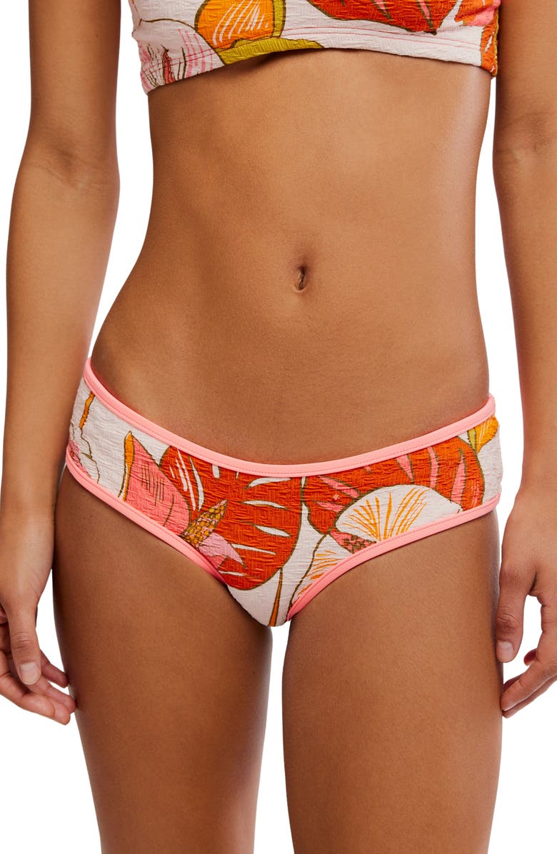 Free People Frankie Print Swim Bottoms, Main, color, Pura Vida Blush