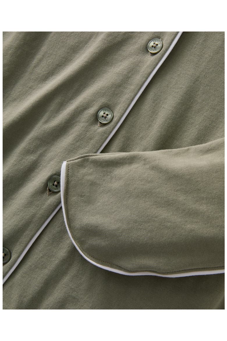Margaux Lightweight Pima Cotton Pajamas, Alternate, color, GREEN