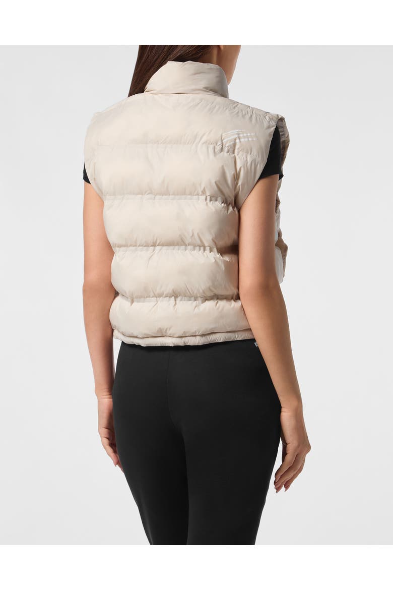 Reversible Lightweight Padded Vest Scratch Comfort Women, Alternate, color, lightgrey