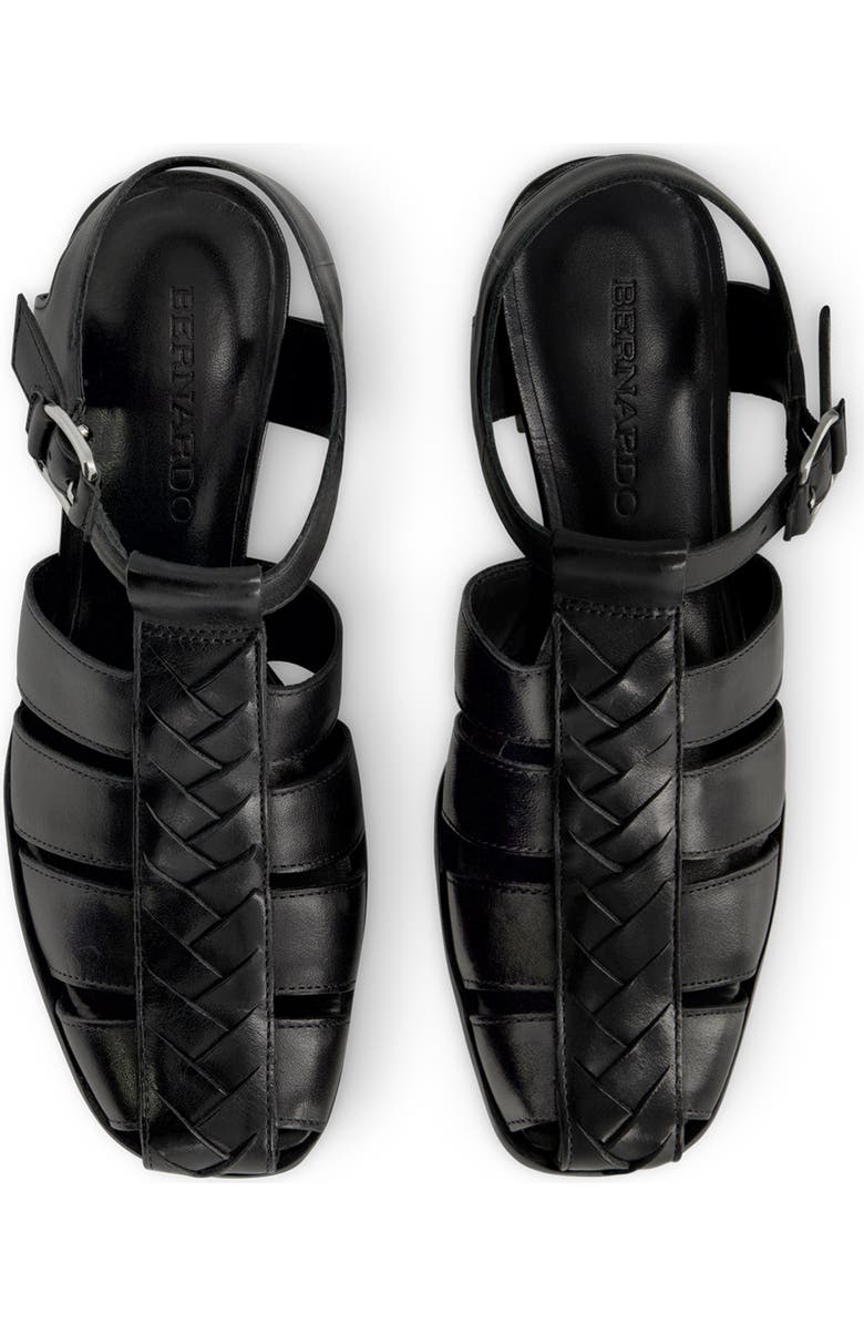 Bernardo Footwear Belmont Sandal, Alternate, color, Black Antique Calf