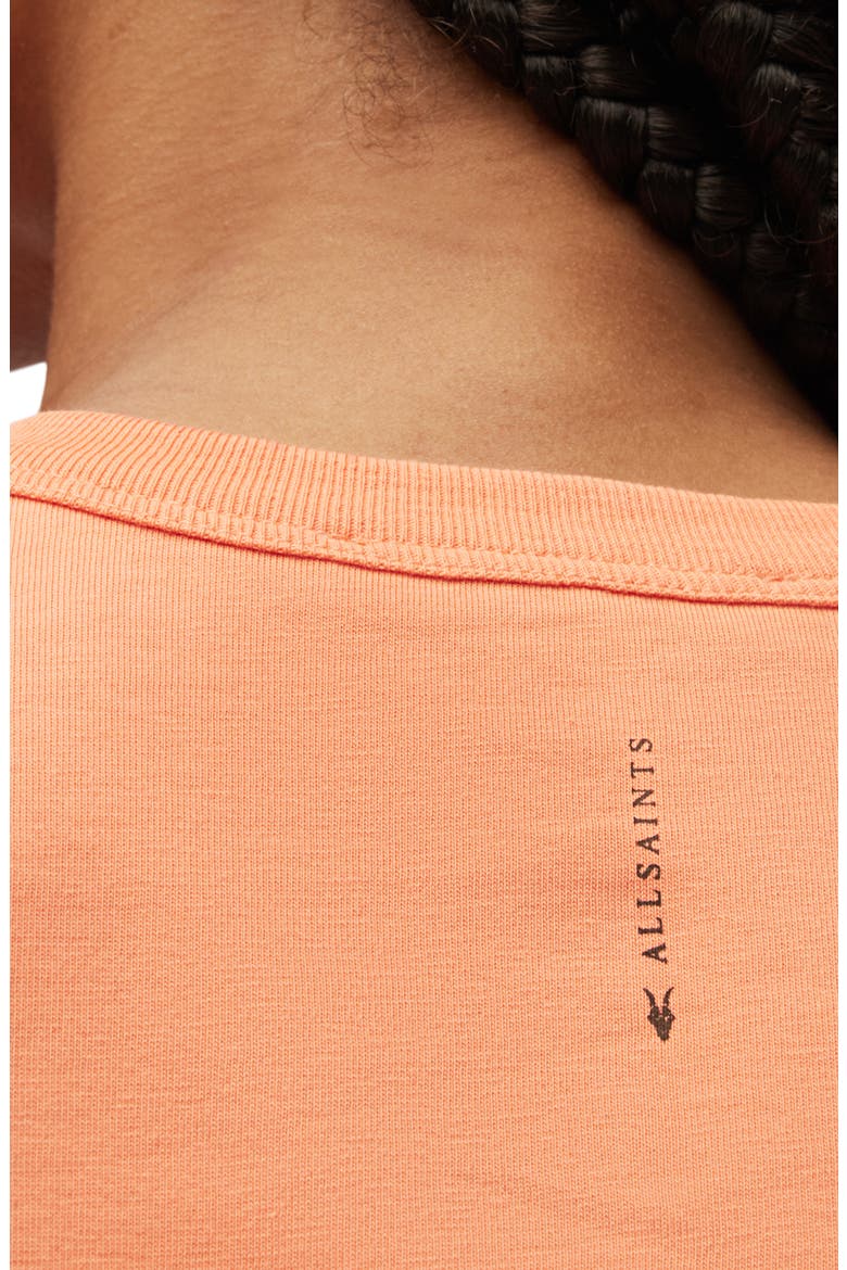Gigi Center Drawcord T-Shirt, Alternate, color, FLURO ORANGE