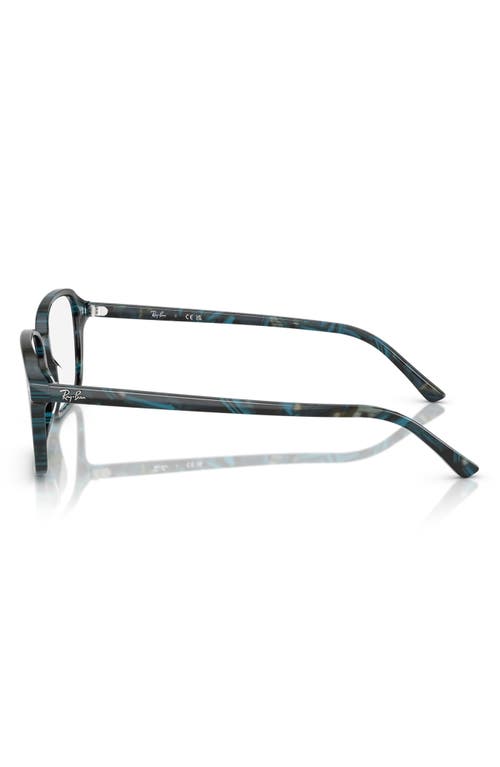 Ray Ban Ray-ban 56mm Square Optical Glasses In Fantasy Blue