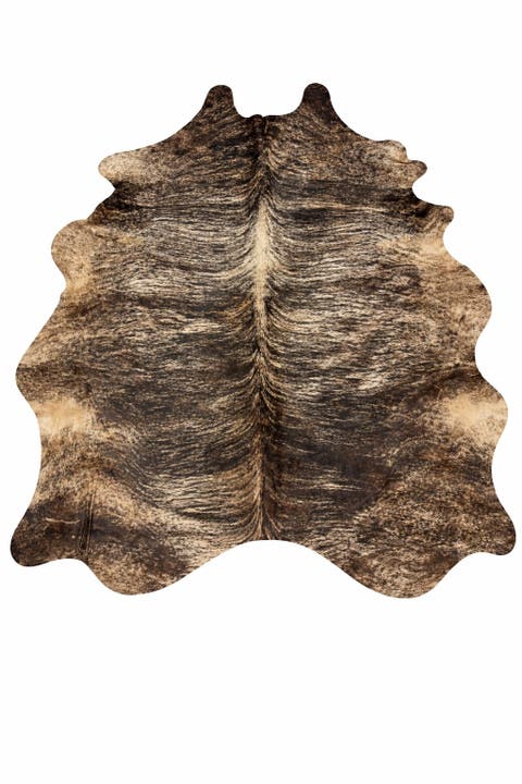 Eco Hides Brindle Cowhide Rug 8'7" × 6'6"