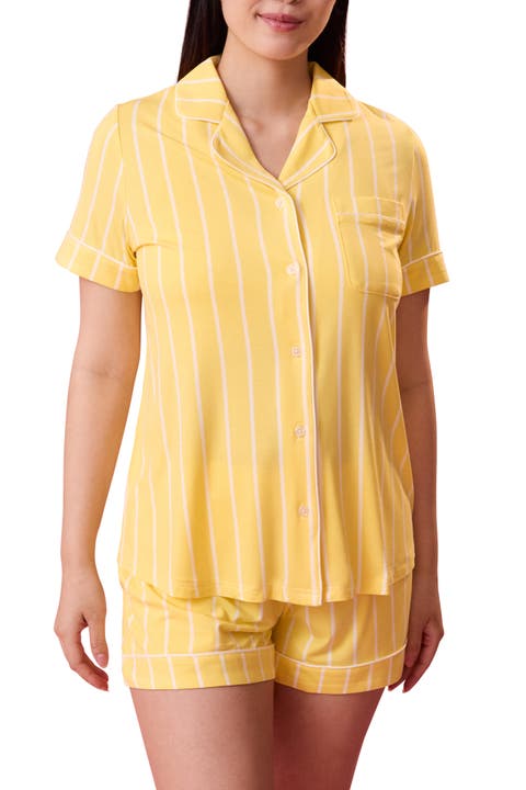 Clea Maternity & Postpartum Short Sleeve Pajama Set
