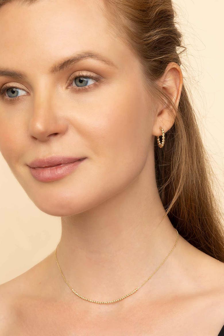 14K Yellow Gold Celebration Ball Choker, Alternate, color, Yellow Gold