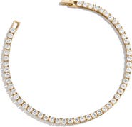 BaubleBar Bennett Cubic Zirconia Tennis Bracelet