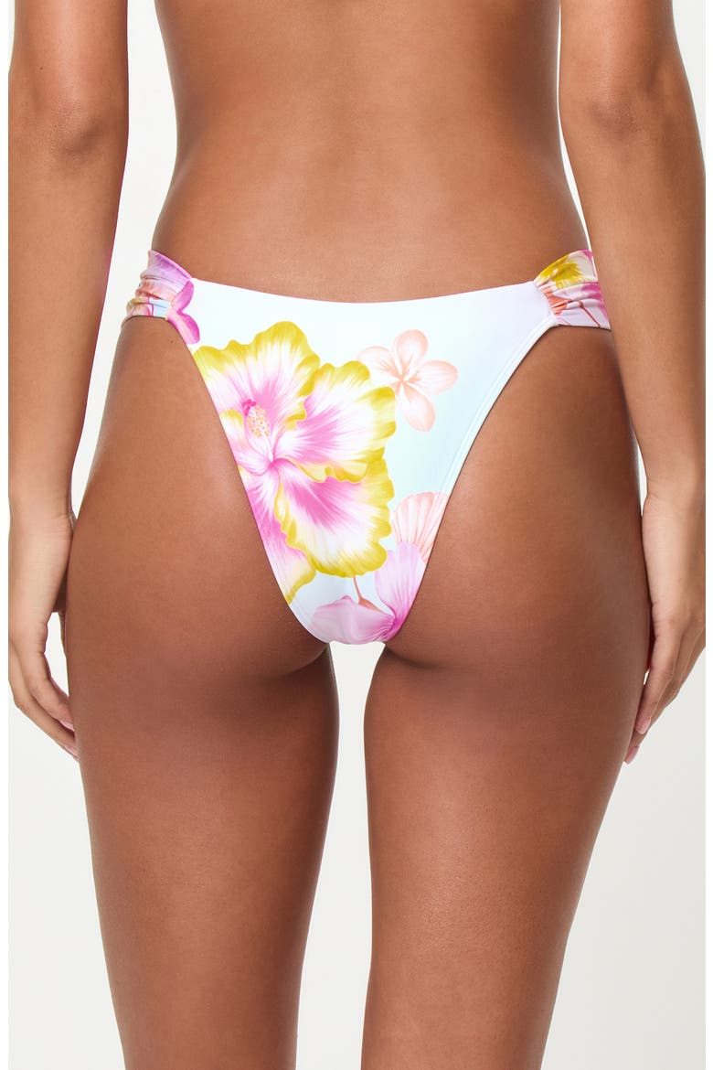 Dolce Bitsy Bikini Bottoms, Alternate, color, HIBISCUS AND PLUMERIAS OH MY