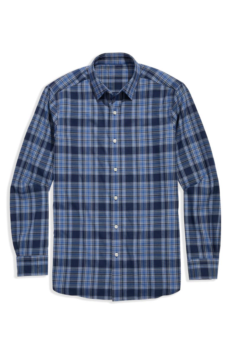 vineyard vines Sherburne Plaid Button-Up Shirt, Alternate, color, Blue Blazer