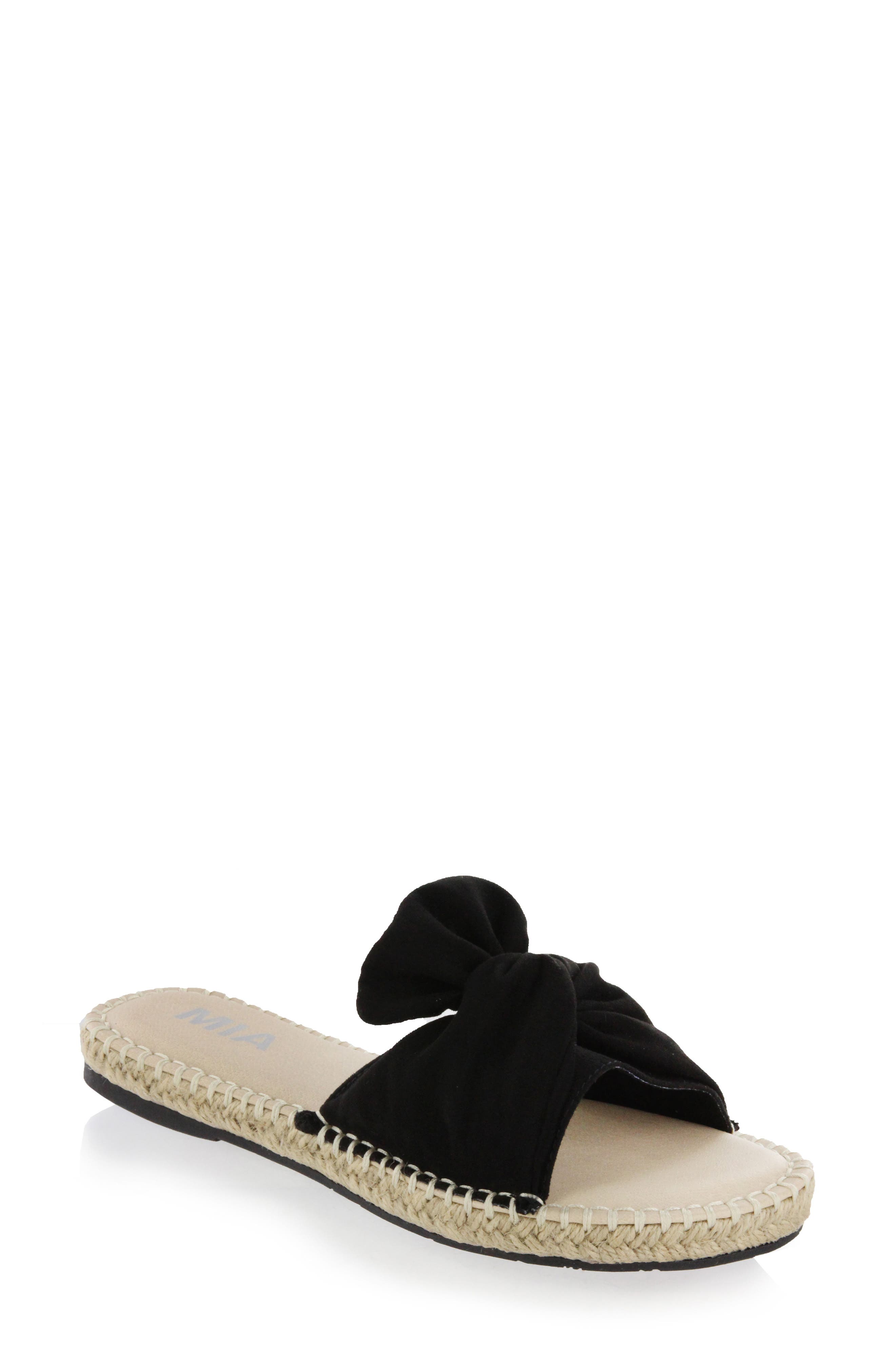 MIA Kensi Knotted Slide Sandal, Main, color, 