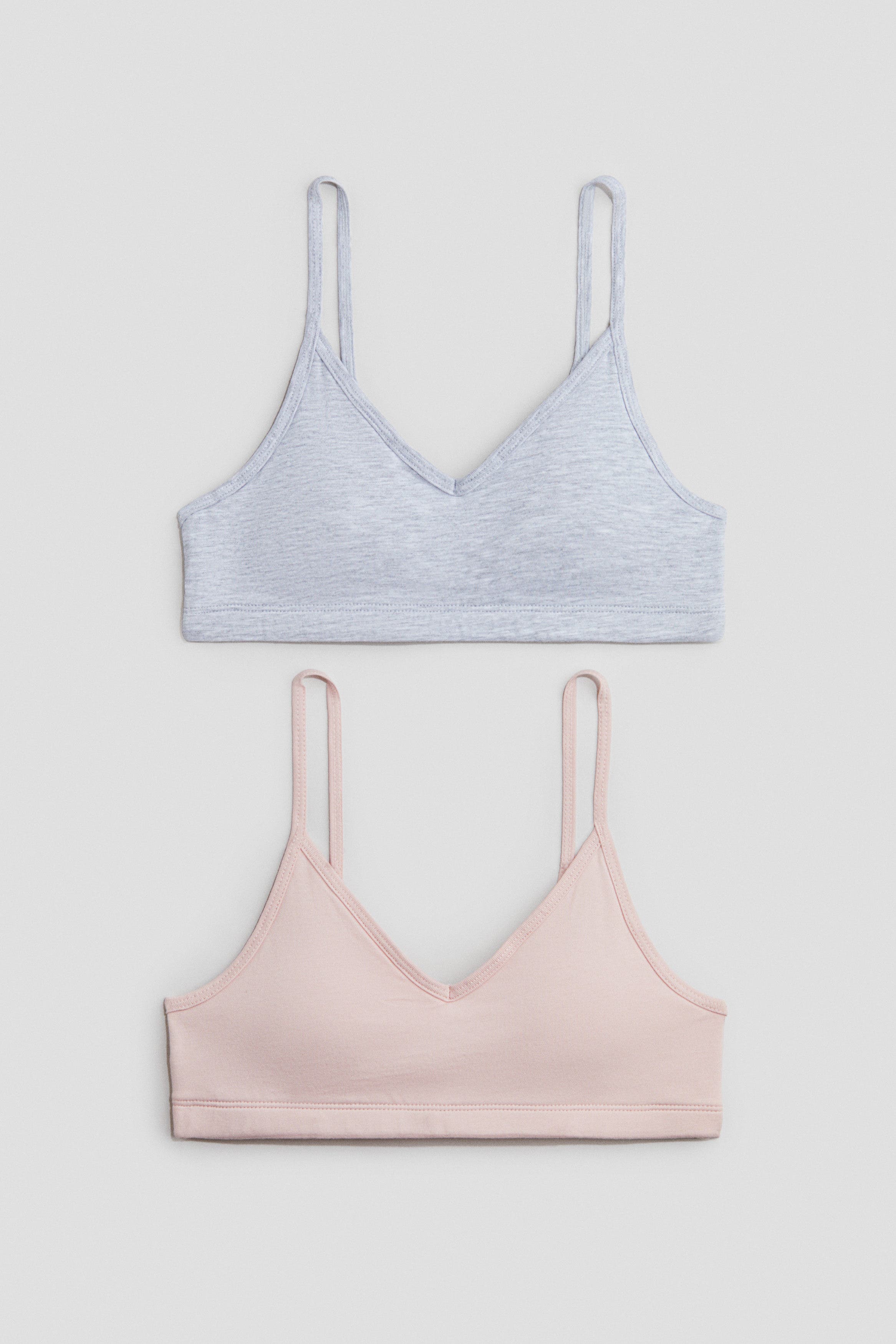 Light pink/light gray melange