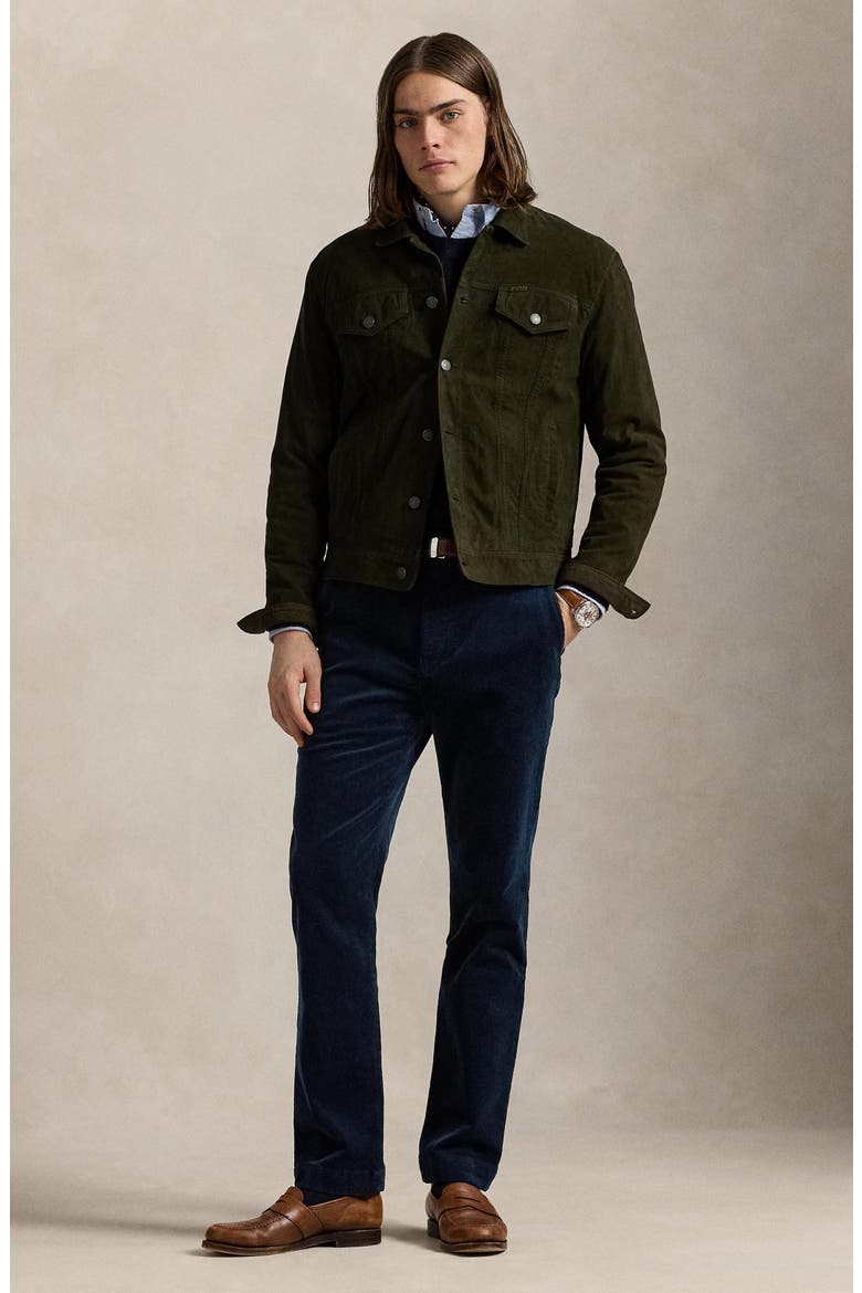 Andover Slim Fit Stretch Corduroy Pants, Alternate, color, AVIATOR NAVY