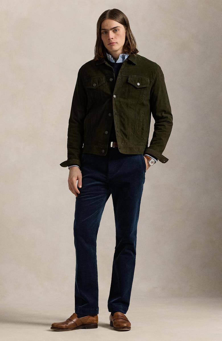 Polo Ralph Lauren Andover Slim Fit Stretch Corduroy Pants, Alternate, color, Aviator Navy