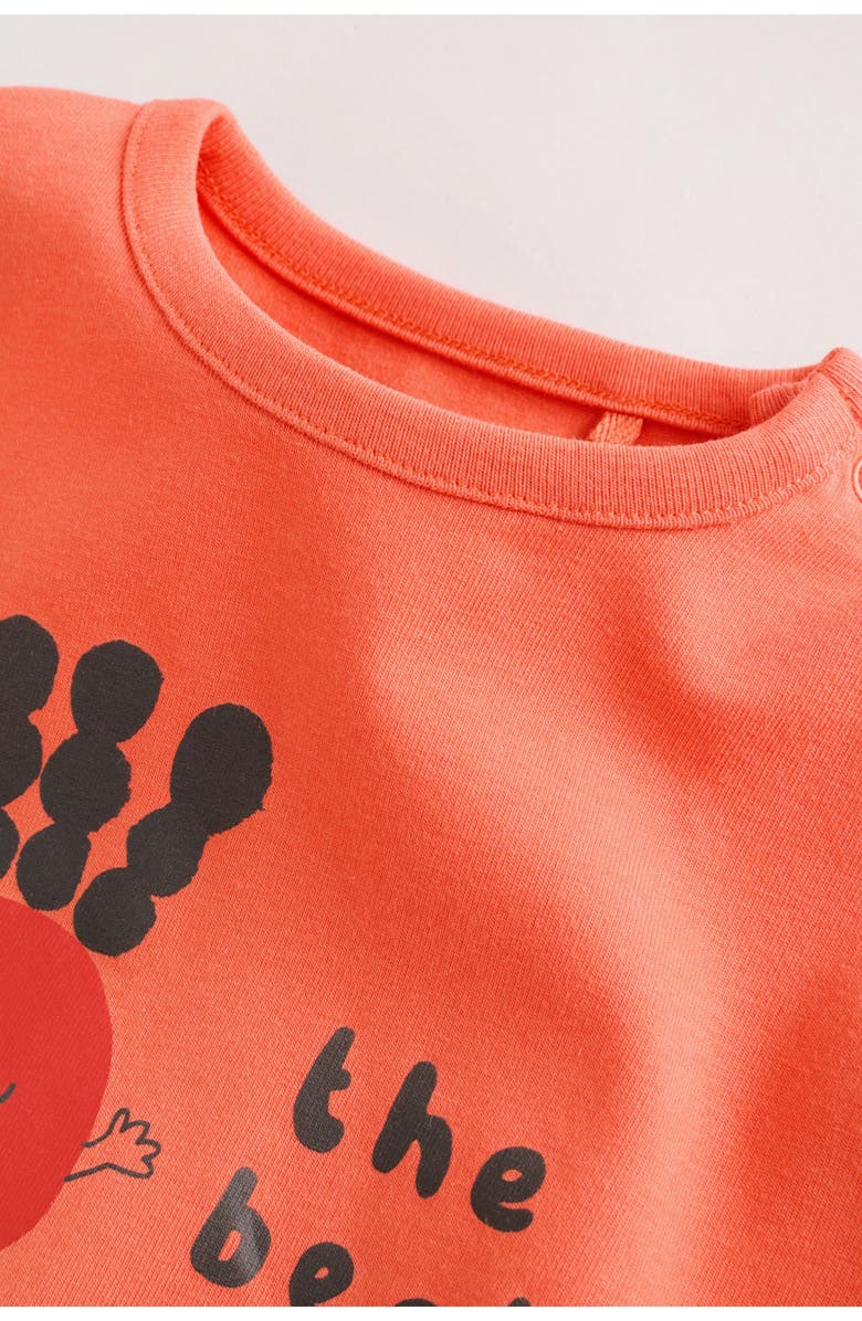 NEXT Beet Goes On Long Sleeve T-Shirt & Pants Set, Alternate, color, Red