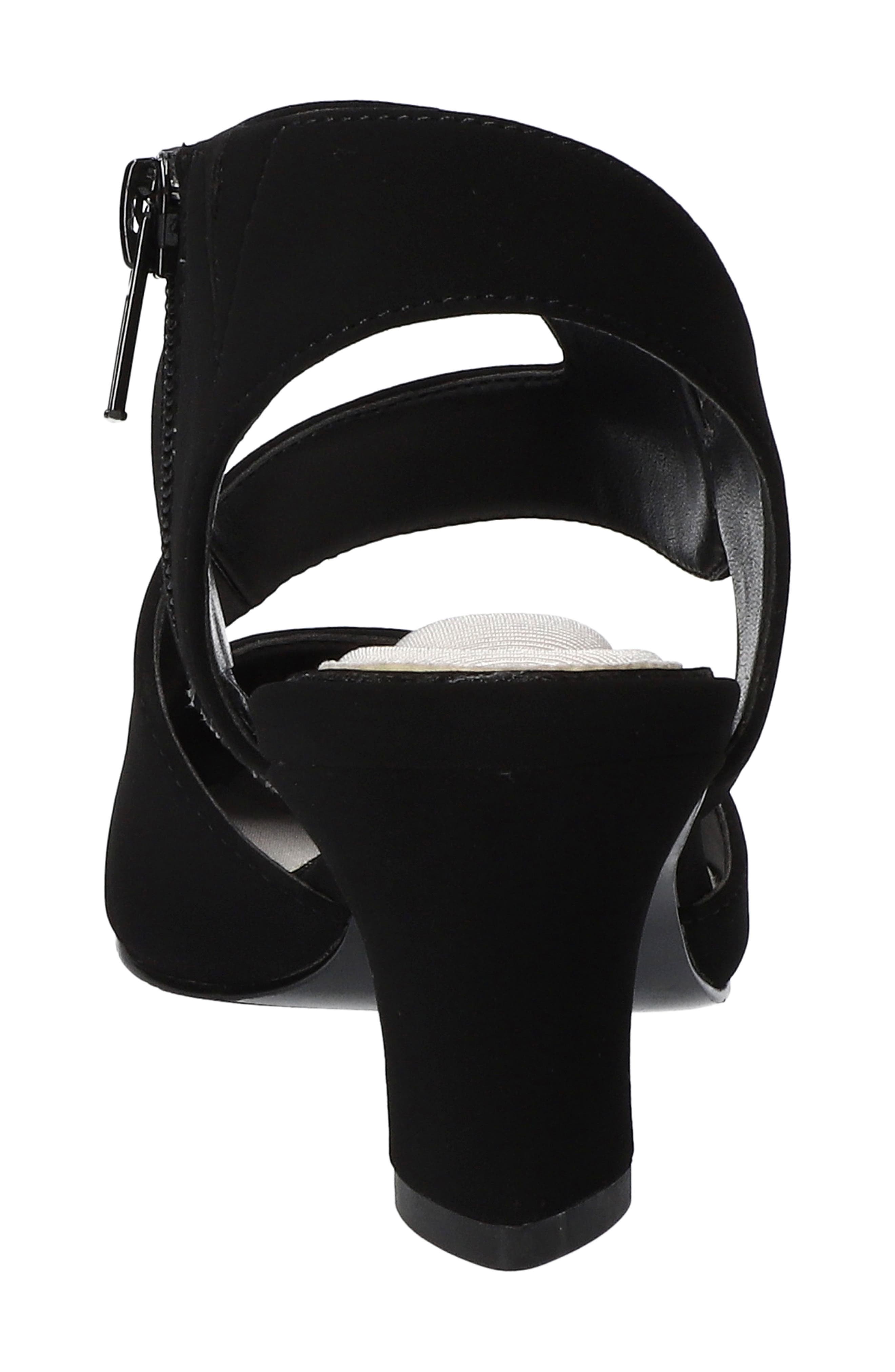 EASY STREET Venue Strappy Pump - Wide Width Available, Alternate, color, Black Lamy/ Gore