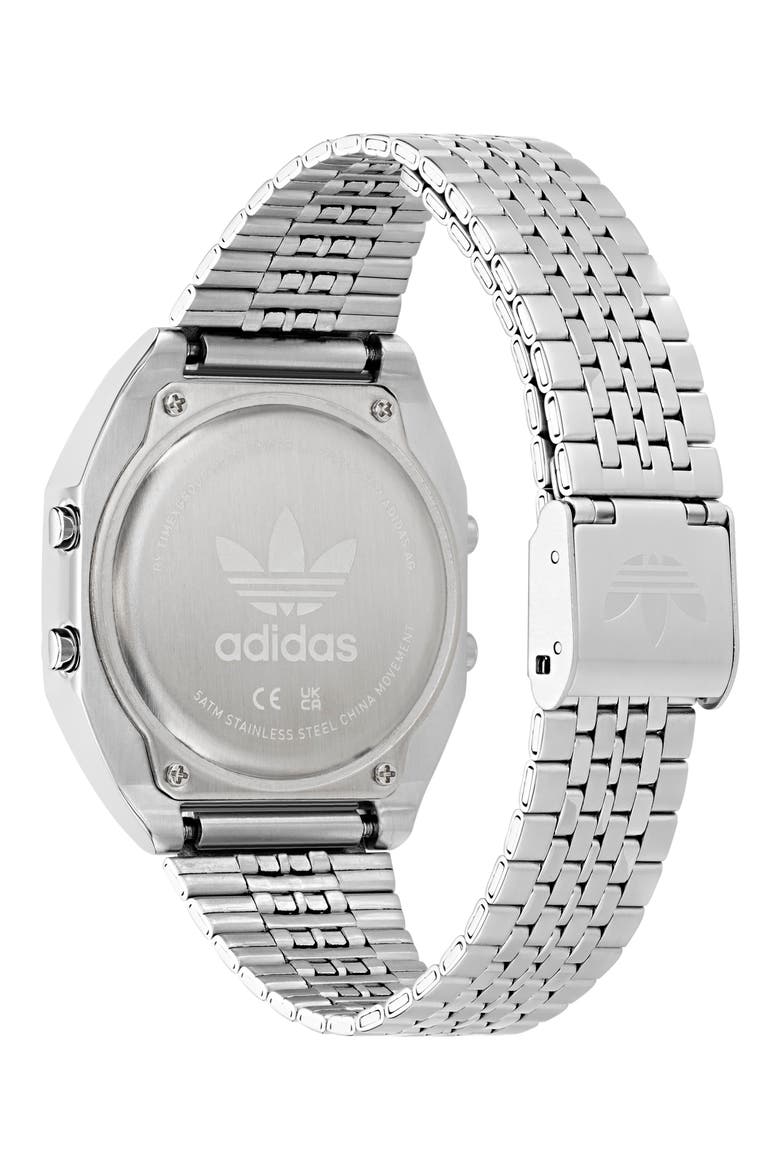 Digital Two M Digital Bracelet Watch, 36mm, Alternate, color, SILVER
