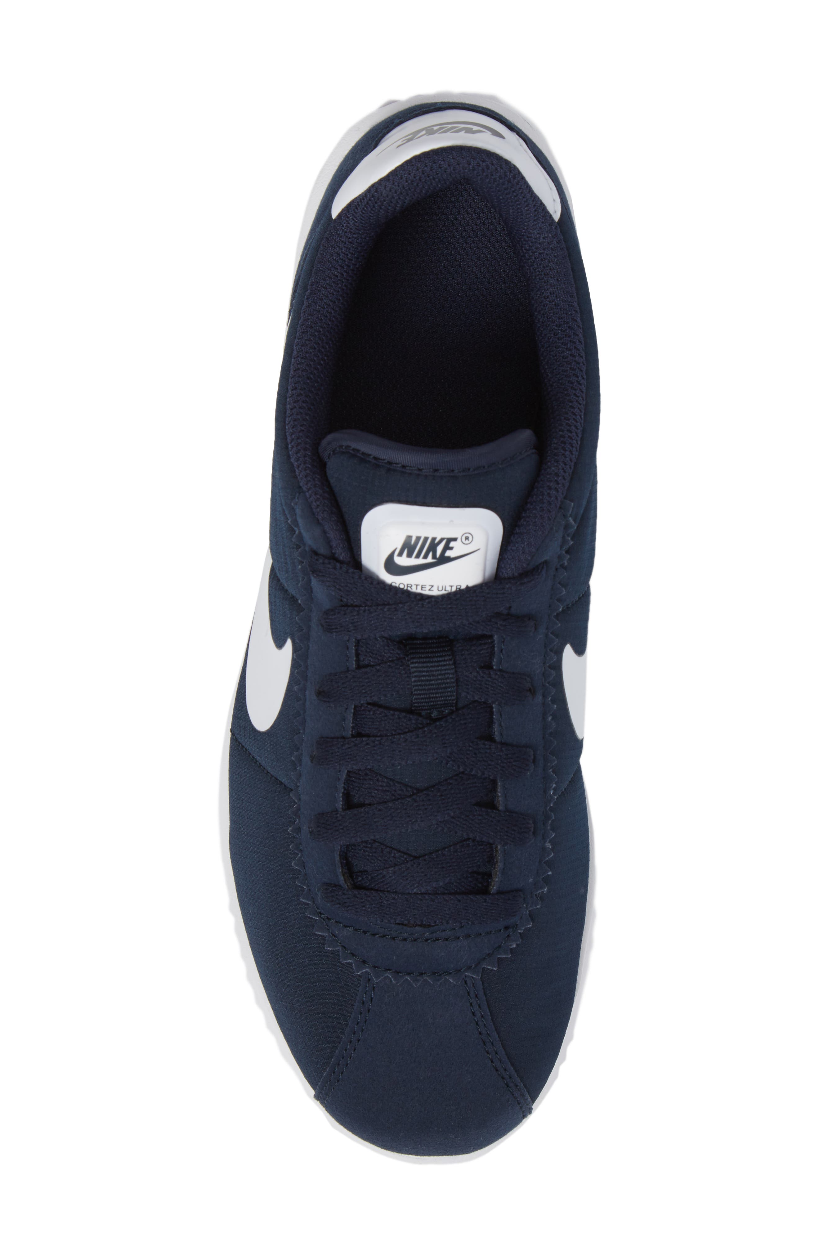 Nike Cortez Sneaker, Alternate, color, Obsidian/ White