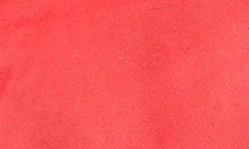 Portolano Faux Suede Mittens In Pink