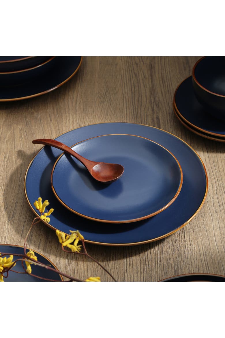 Brasa Stoneware 32-Piece Dinnerware Set, Alternate, color, Blue
