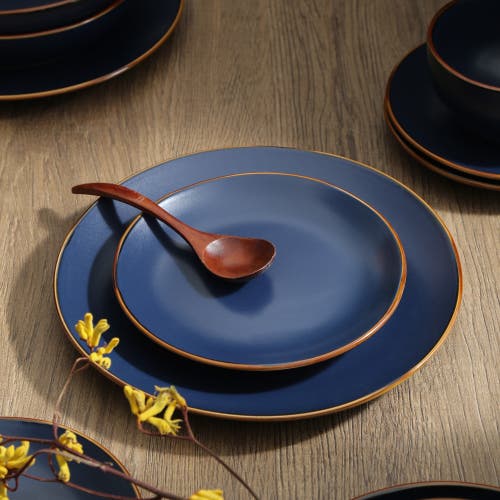 Stone Lain Brasa Stoneware 32-piece Dinnerware Set In Blue