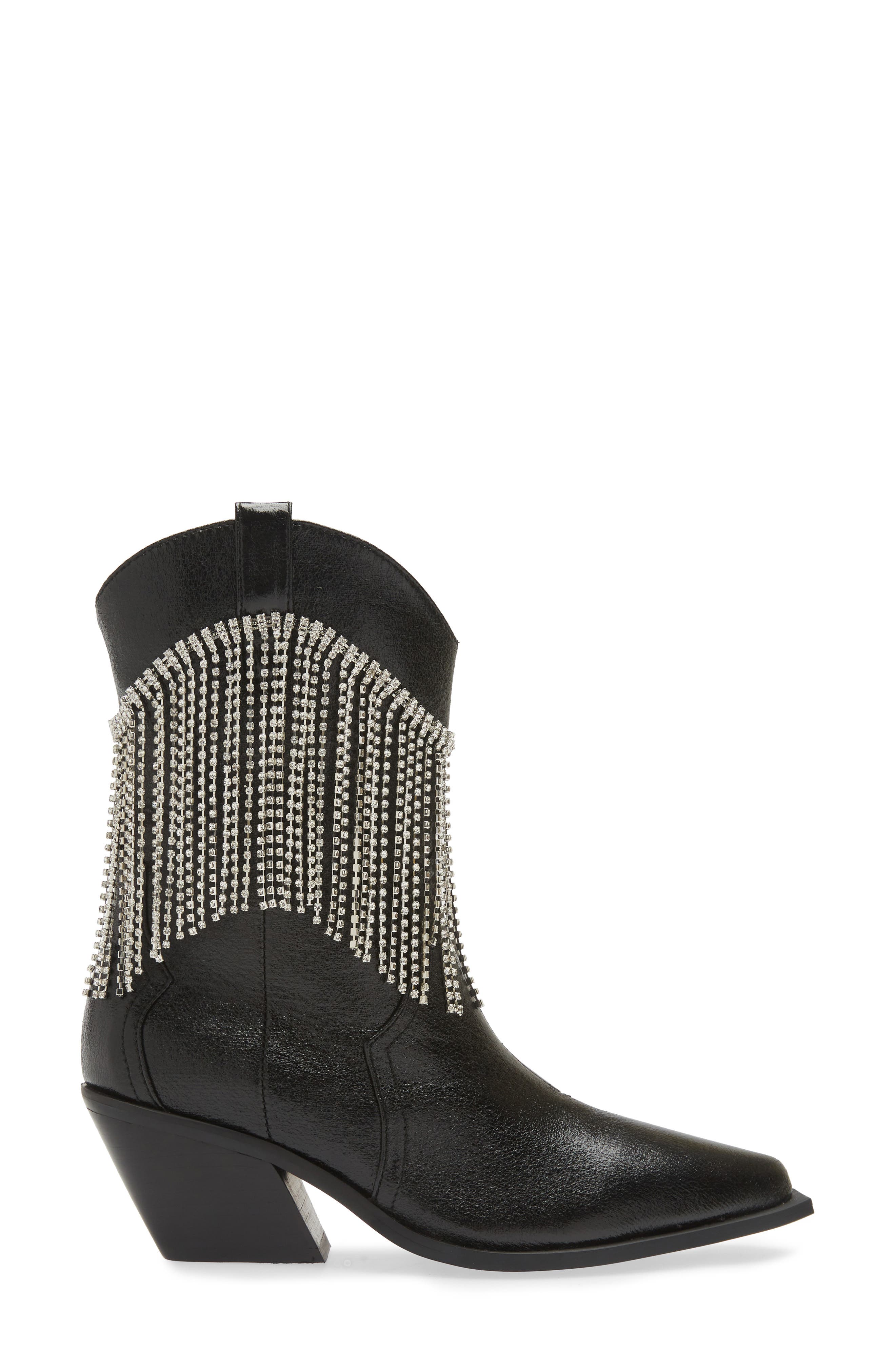 Billini Elton Rhinestone Fringe Western Boot (Women) | Nordstromrack