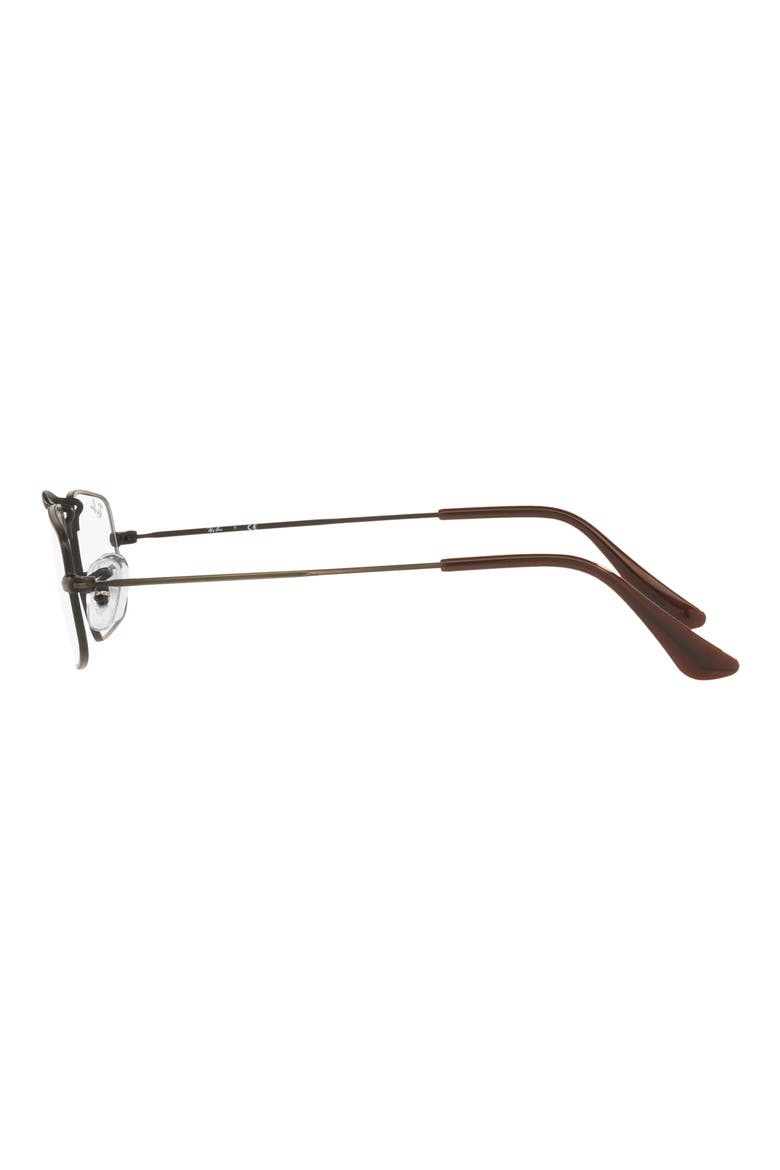 RX3957V 46mm Rectangle Optical Glasses, Alternate, color, ANTIQUE GOLD
