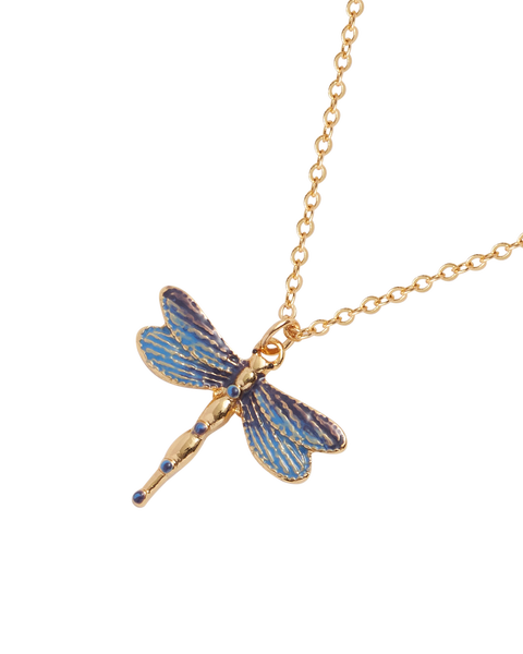 Dragonfly Crystal Necklace