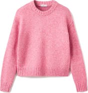 MANGO TEEN Marled Crewneck Sweater
