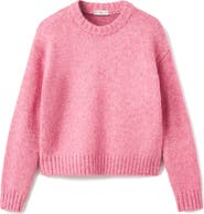 MANGO TEEN Marled Crewneck Sweater