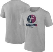 Fanatics MTO Label Men's Heather Gray USA Volleyball Radiating Victory T-Shirt