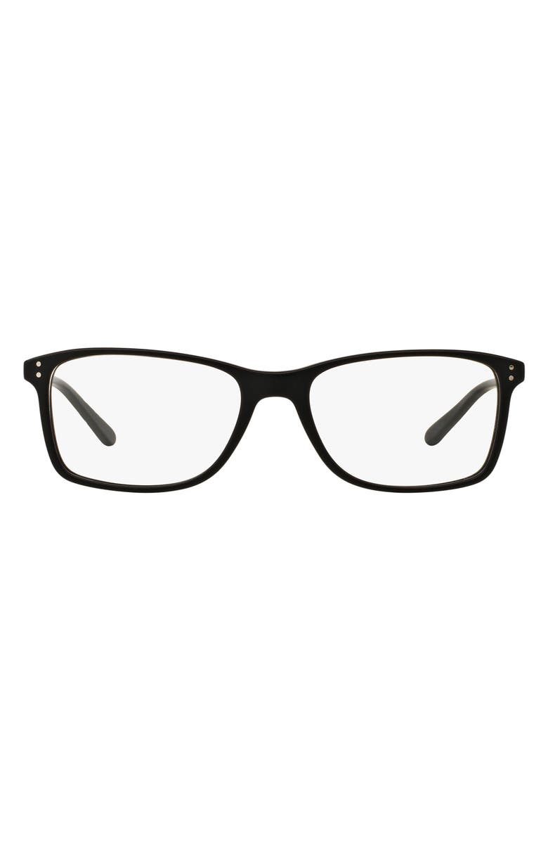 Polo Ralph Lauren 54mm Rectangular Optical Frames, Main, color,