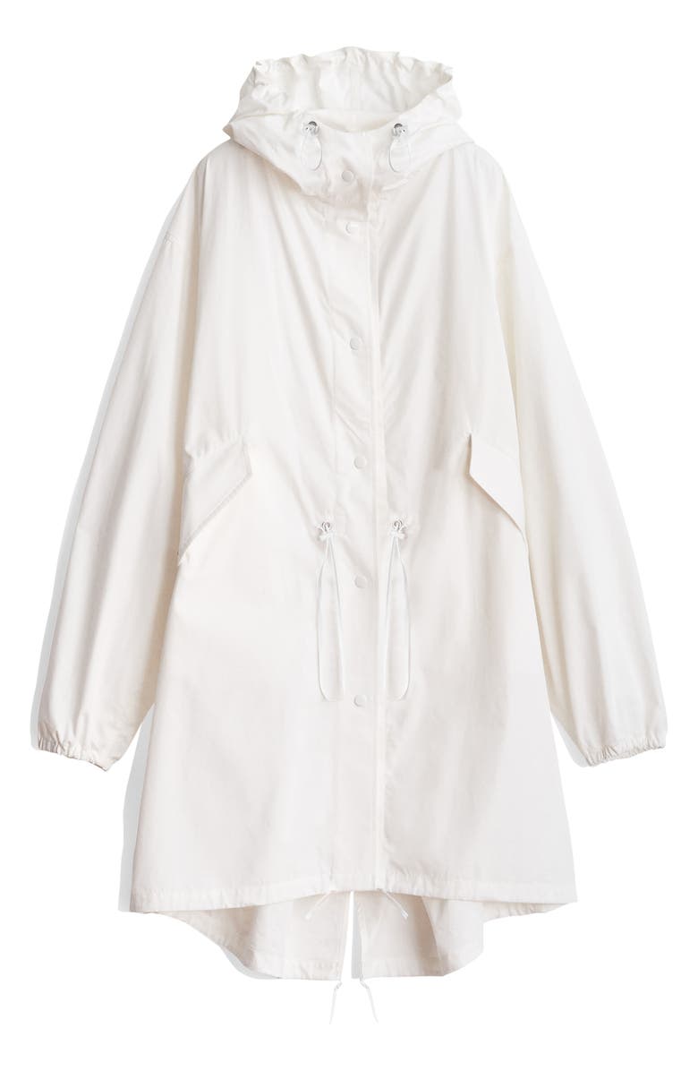 rag & bone Decker Fishtail Hem Hooded Jacket, Alternate, color, 