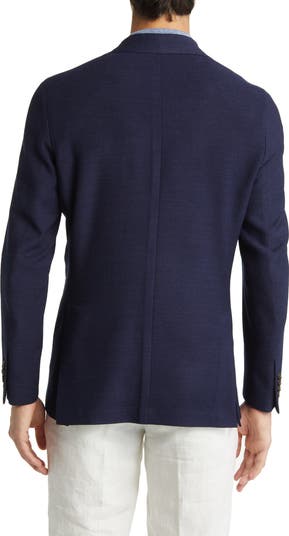 Jack Victor Hampton Navy Knit Wool Sport Coat | Nordstrom