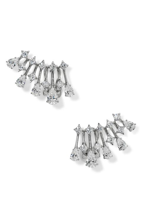 Hera Cubic Zirconia Ear Climbers