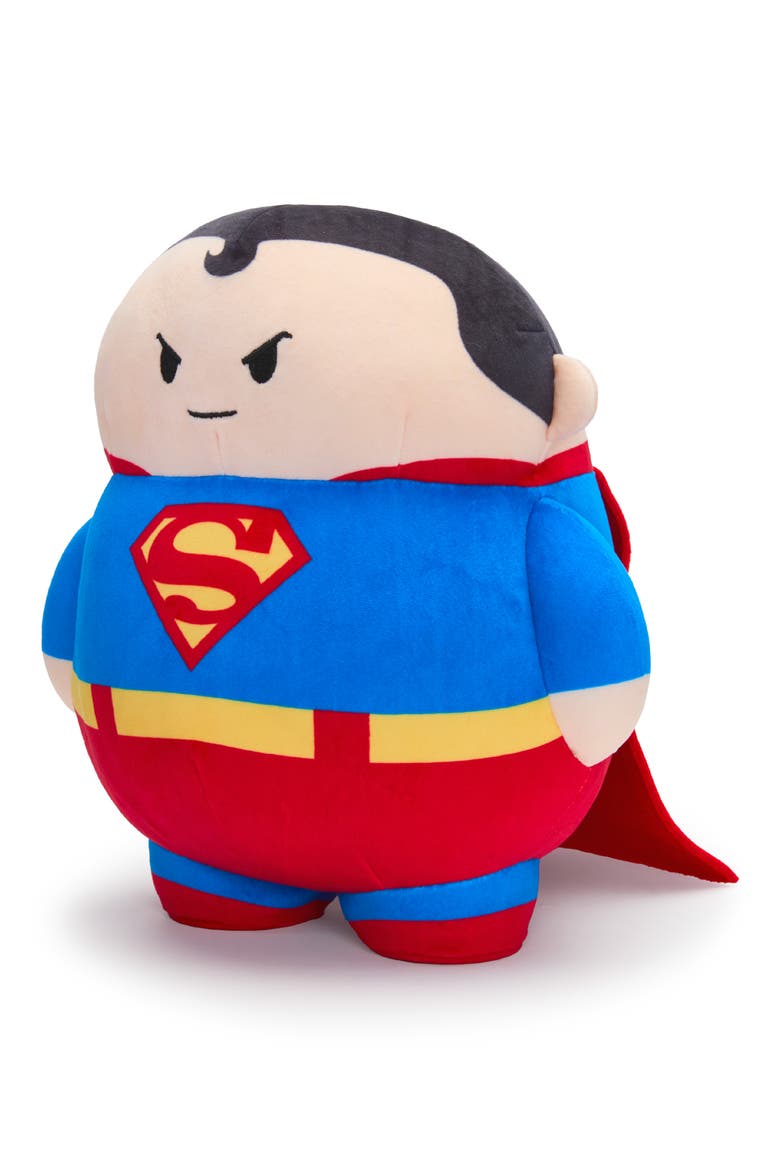 Superman Blob Plush Stuffed Animal, Alternate, color, BLUE/ RED