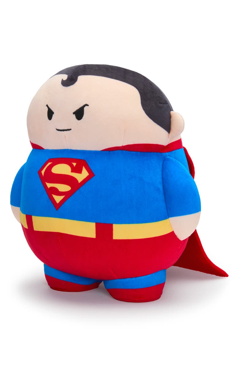 FAO Schwarz Superman Blob Plush Stuffed Animal, Alternate, color, Blue/ Red