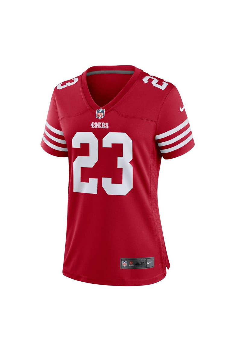 Women's Nike Christian McCaffrey Scarlet San Francisco 49ers Player Jersey, Alternate, color, Scarlet