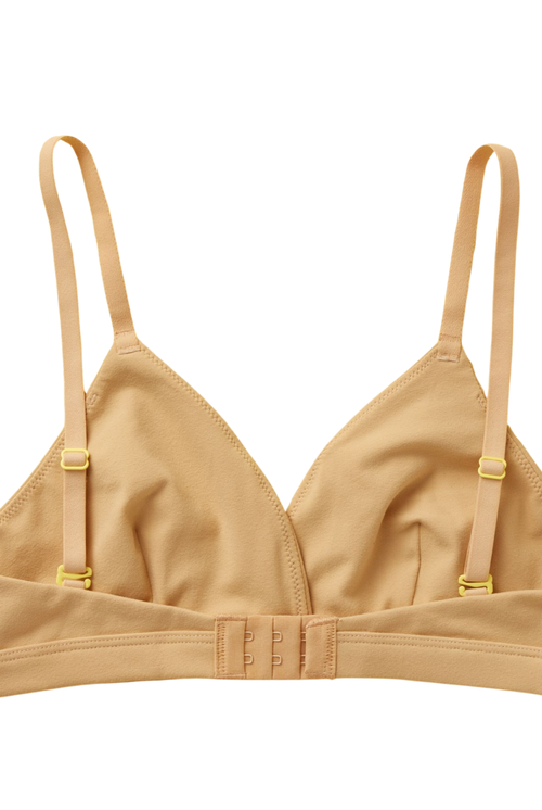 Yellowberry Butter Triangle Bra In Fawn