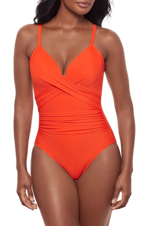 Women's Orange One-Piece Swimsuits | Nordstrom